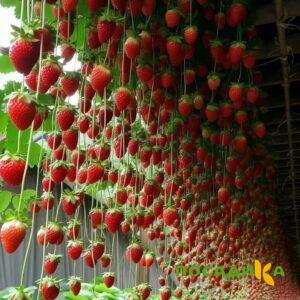 Клубника ампельная Анастасия купить по цене от 370р. в интернет-магазине «Посадика» с доставкой почтой в в Белореченске и по всей России – [изображение №1].